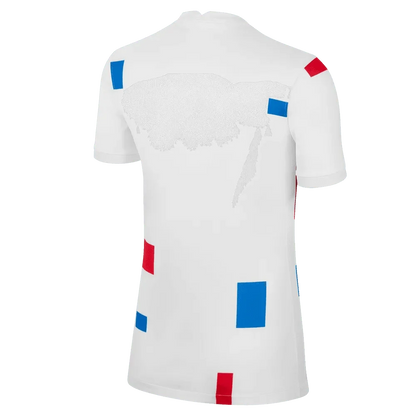 Nike Netherlands Women's EC22 Away Jersey - White-Soar