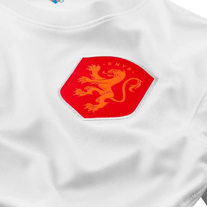 Nike Netherlands Women's EC22 Away Jersey - White-Soar